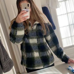 Forever 21 1/4 Zip Pullover Jacket